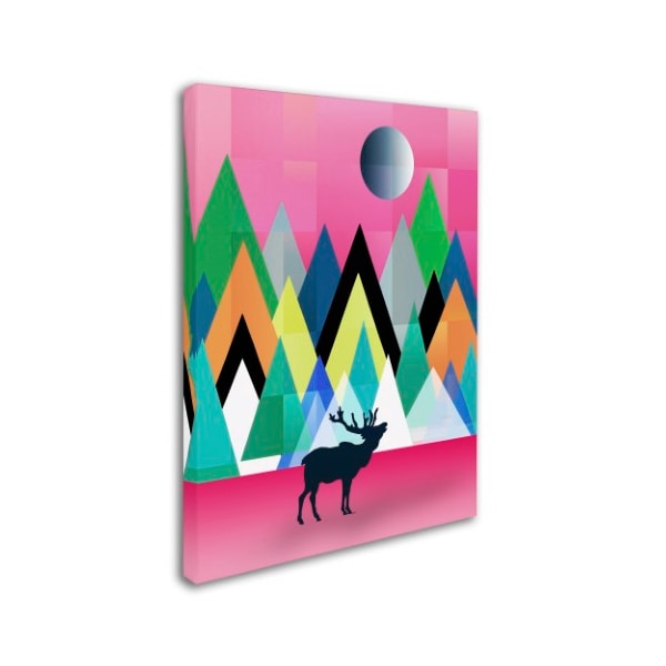 Mark Ashkenazi 'Cute Deer' Canvas Art,14x19